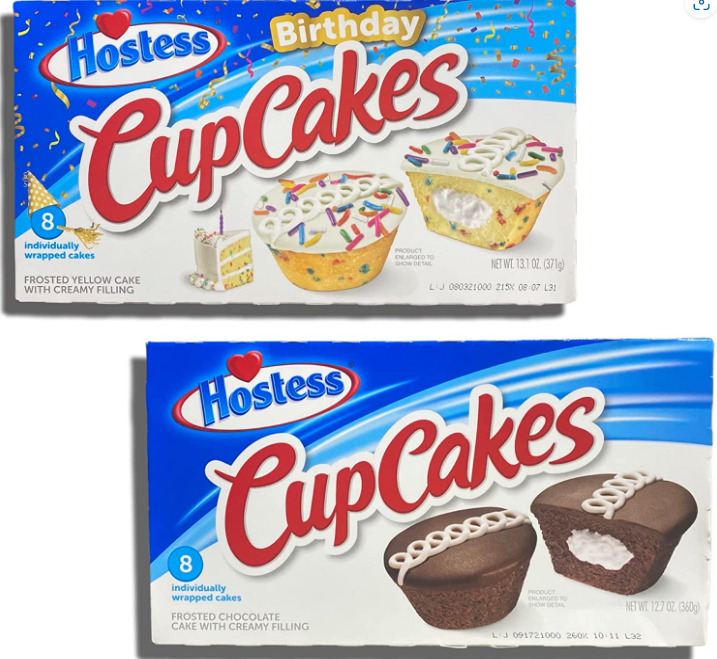 Twinkie Lovers Snack Cake Variety Pack by Hostess!  | 36 Total Cakes!! (Birthday & Chocolate Cupcakes, Banana & Plain Twinkies)